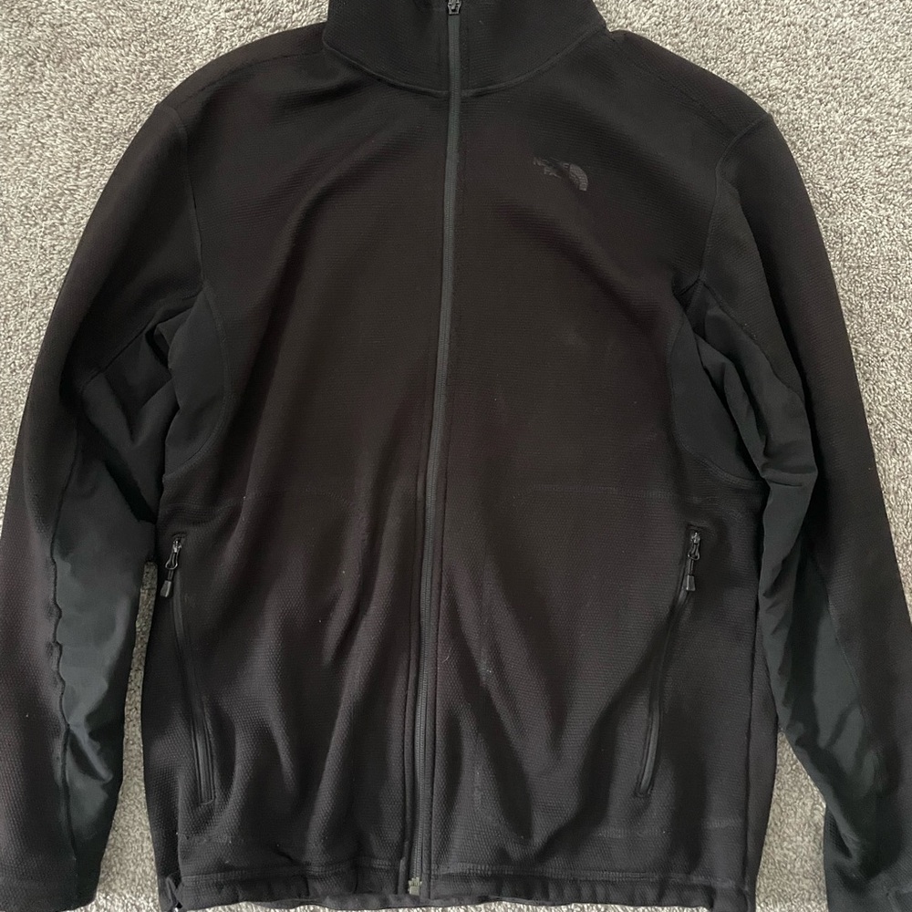 The North Face Men's Black Zip-Up Fleece Sweater